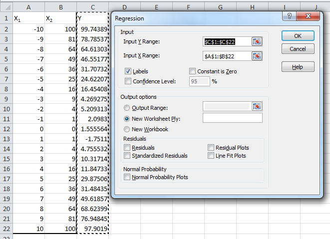 How To Get Regression In Excel For Mac